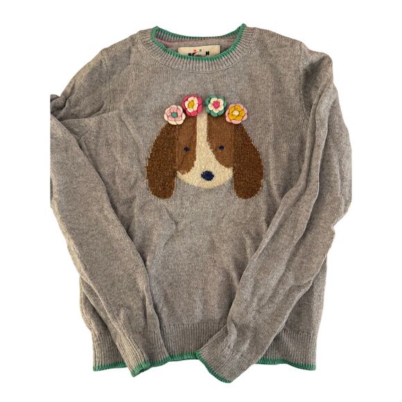 Mini Boden dog grey sweater size 8/9 - Picture 1 of 2